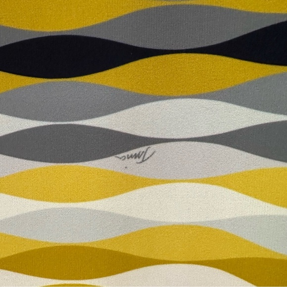 Trina Turk Mod Sheath Dress Sz 2 Multicolor Op Art Retro 60s - Picture 8 of 11